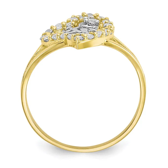 10K wWhite Rhodium I LOVE YOU CZ Heart RingWBC10C1223 WB Choice Jewelry Rings 10K wWhite Rhodium I LOVE YOU CZ Heart RingWBC10C1223 WB Choice Jewelry Rings