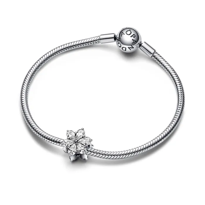 Pandora Charm Necklaces Sparkling Herbarium Cluster Charm