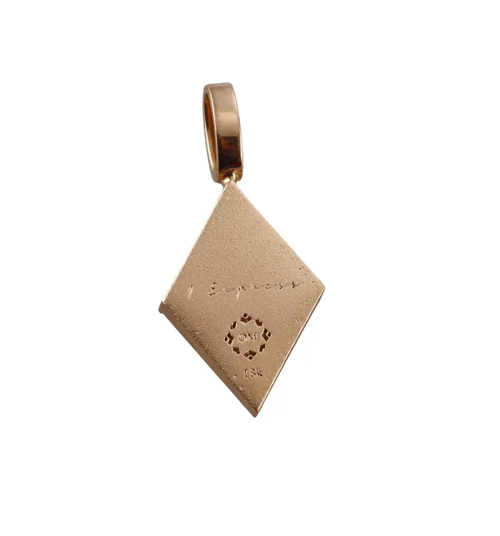 Necklaces Orly Marcel Orly Marcel Gold Mother of Pearl Ajna Small Pendant