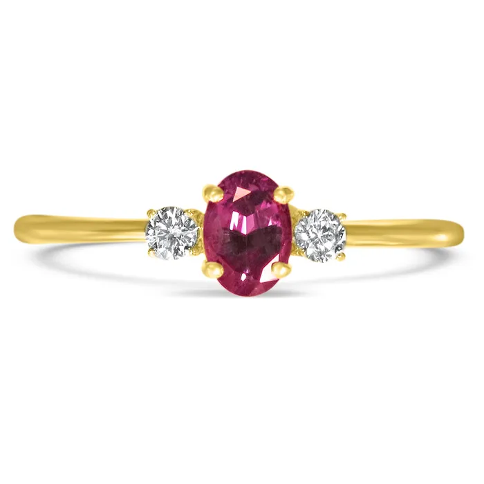 Rings Safiya Jewels Mini Refined Beauty 14K Yellow Gold Natural Alexandrite Ring Change to White Gold