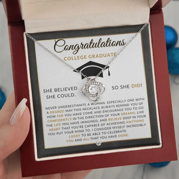 2024 College Graduate Gift For Her Meaningful Milestone Necklace 2024 College Graduation Gift For Her ShineOn Fulfillment Necklaces