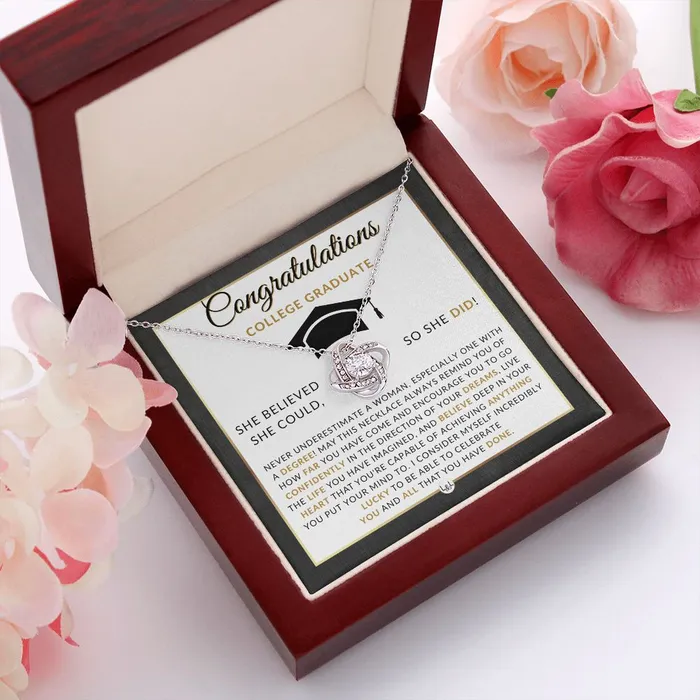 2024 College Graduate Gift For Her Meaningful Milestone Necklace 2024 College Graduation Gift For Her ShineOn Fulfillment Necklaces