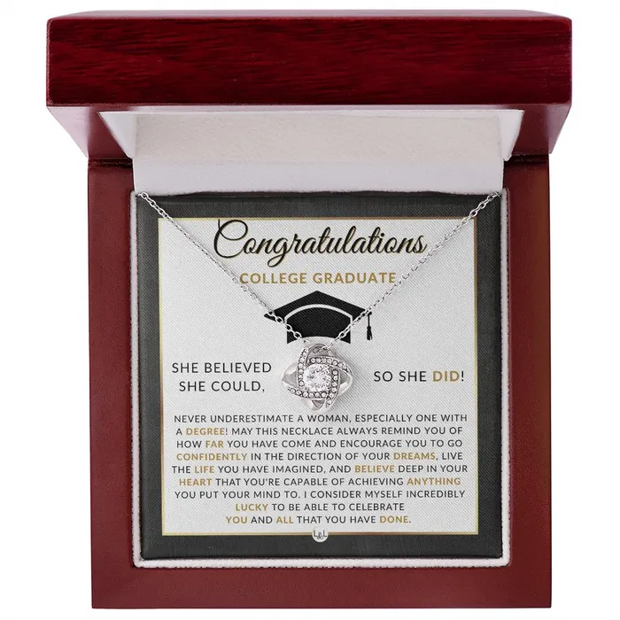 2024 College Graduate Gift For Her Meaningful Milestone Necklace 2024 College Graduation Gift For Her ShineOn Fulfillment Necklaces