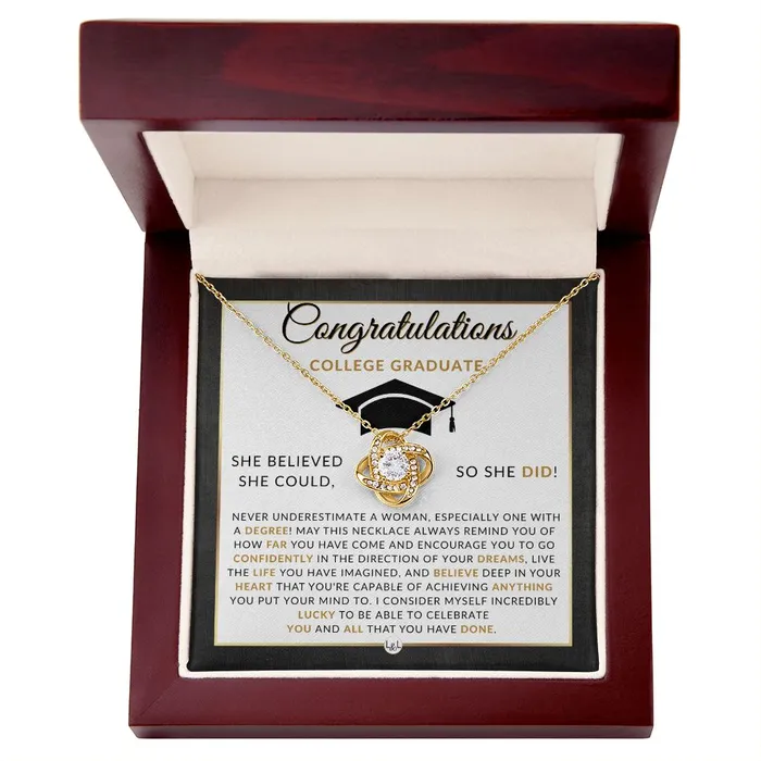 2024 College Graduate Gift For Her Meaningful Milestone Necklace 2024 College Graduation Gift For Her ShineOn Fulfillment Necklaces