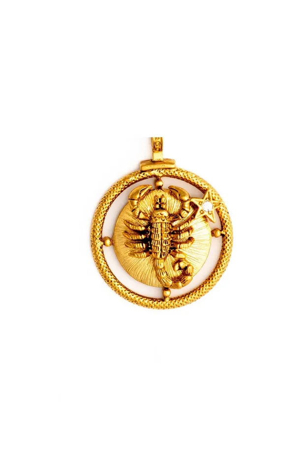 Elizabeth Cole Jewelry Charm Necklaces Golden Zodiac Charm