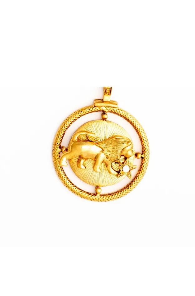 Elizabeth Cole Jewelry Charm Necklaces Golden Zodiac Charm Elizabeth Cole Jewelry Charm Necklaces Golden Zodiac Charm
