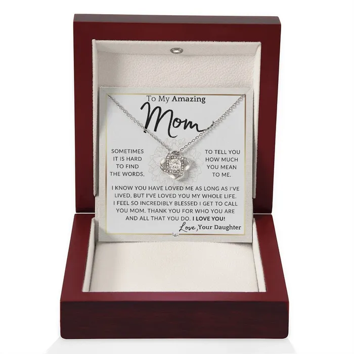 Gift for Mom For All That You Do To My Mother From Daughter A Beautiful Womens Pendant Necklace Great For Mothers Day Christmas or Her Birthday ShineOn Fulfillment Necklaces