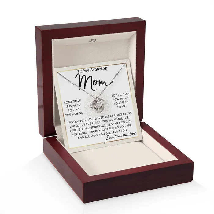 Gift for Mom For All That You Do To My Mother From Daughter A Beautiful Womens Pendant Necklace Great For Mothers Day Christmas or Her Birthday ShineOn Fulfillment Necklaces