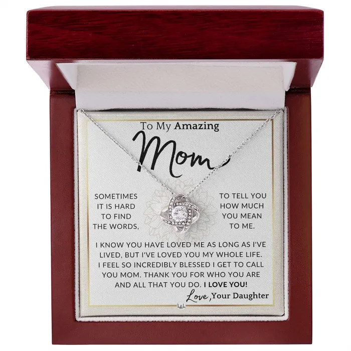 Gift for Mom For All That You Do To My Mother From Daughter A Beautiful Womens Pendant Necklace Great For Mothers Day Christmas or Her Birthday ShineOn Fulfillment Necklaces