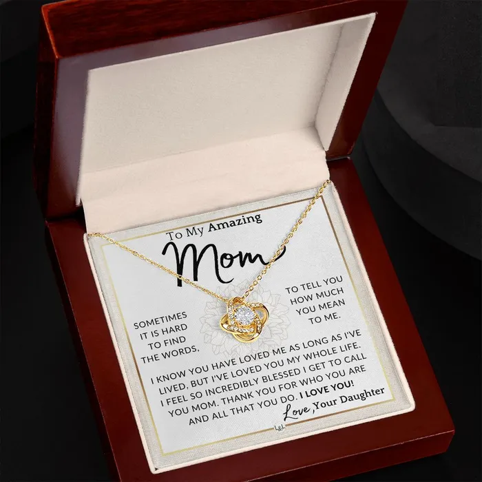 Gift for Mom For All That You Do To My Mother From Daughter A Beautiful Womens Pendant Necklace Great For Mothers Day Christmas or Her Birthday ShineOn Fulfillment Necklaces