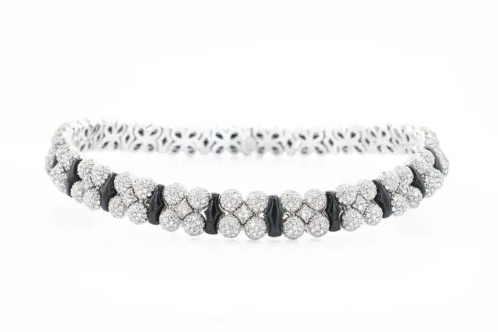 Kurt Wayne Necklaces Onyx and Diamond Designer Necklace