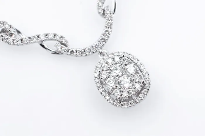 LeVian Necklaces 15 ct Diamond Drop Center Fashion Necklace