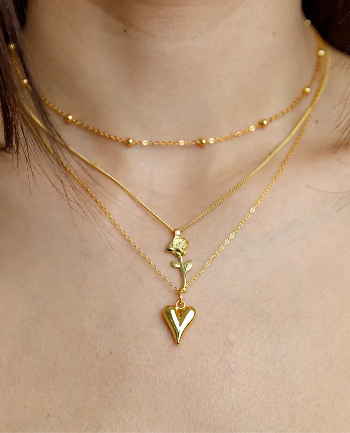 Necklaces Rose necklace pau jewelry