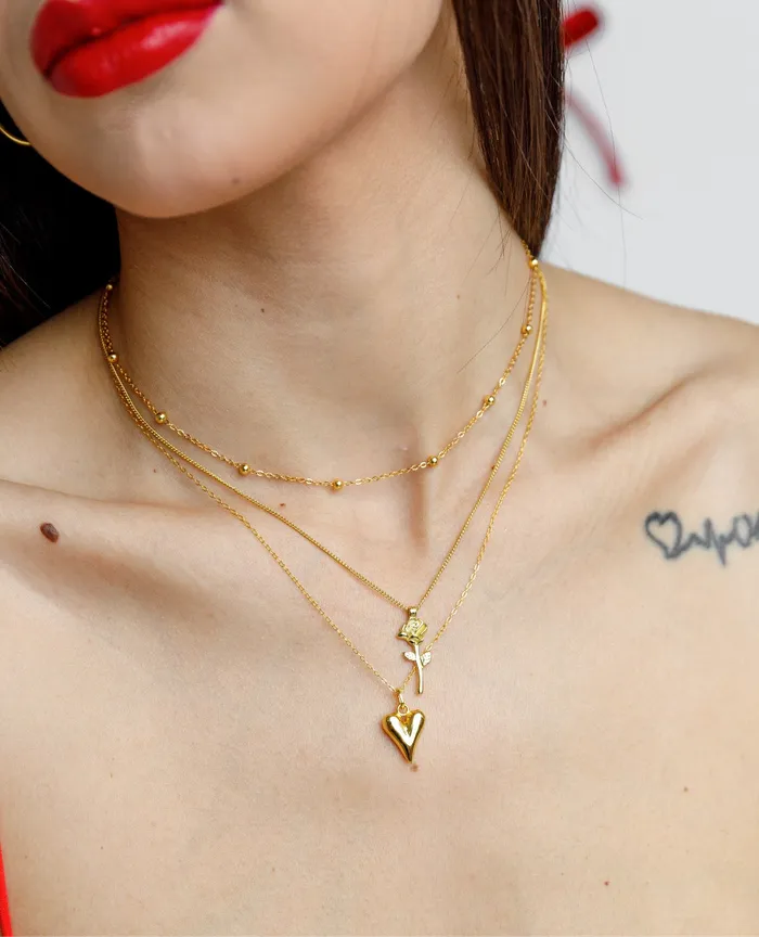 Necklaces Rose necklace pau jewelry