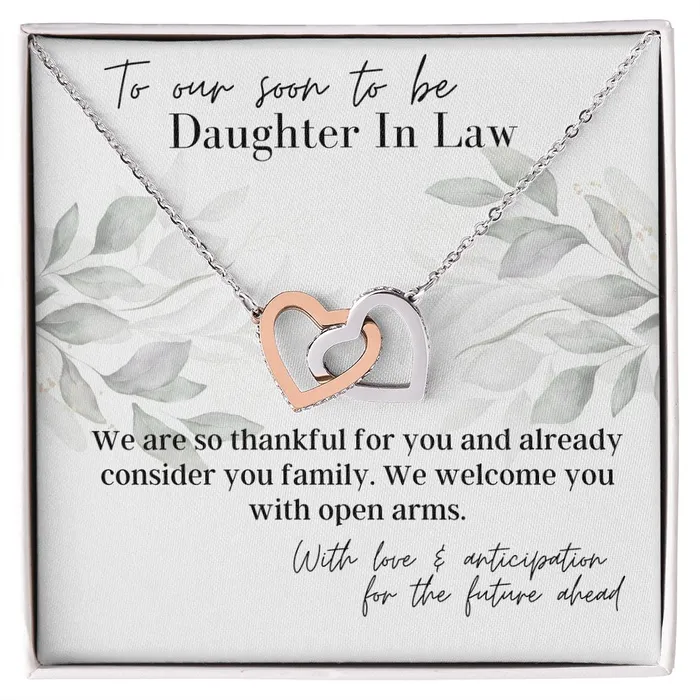 Necklaces ShineOn Fulfillment Already Family Future Daughter In Law Gift From Mother In Law Mother to Daughter Necklace Christmas Gifts Birthday Present Graduation Gift Valentines Day
