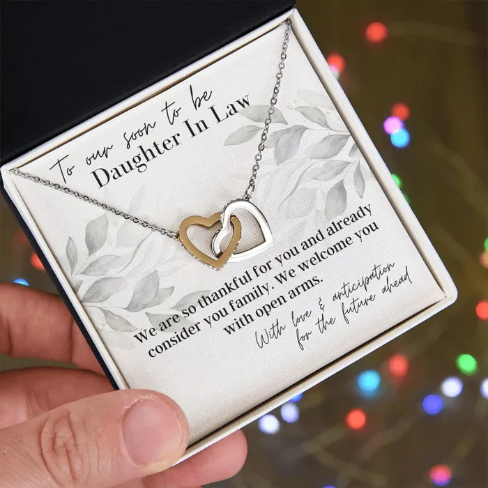 Necklaces ShineOn Fulfillment Already Family Future Daughter In Law Gift From Mother In Law Mother to Daughter Necklace Christmas Gifts Birthday Present Graduation Gift Valentines Day