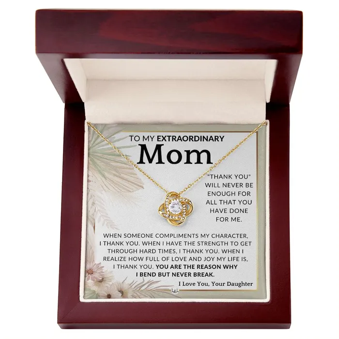 Necklaces ShineOn Fulfillment Gift for Mom Never Enough To Mother From Daughter Beautiful Womens Pendant Necklace Great For Mothers Day Christmas or Her Birthday