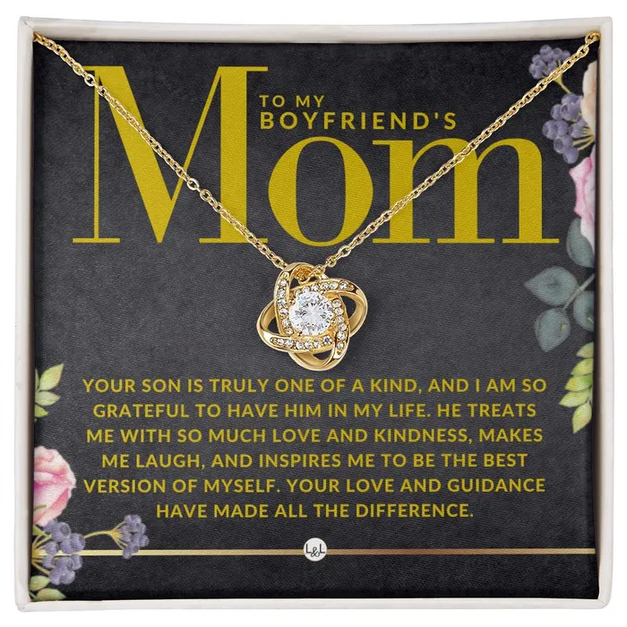 Necklaces To My Boyfriends Mom Necklace Great For Mothers Day Christmas Her Birthday Or As An Encouragement Gift ShineOn Fulfillment
