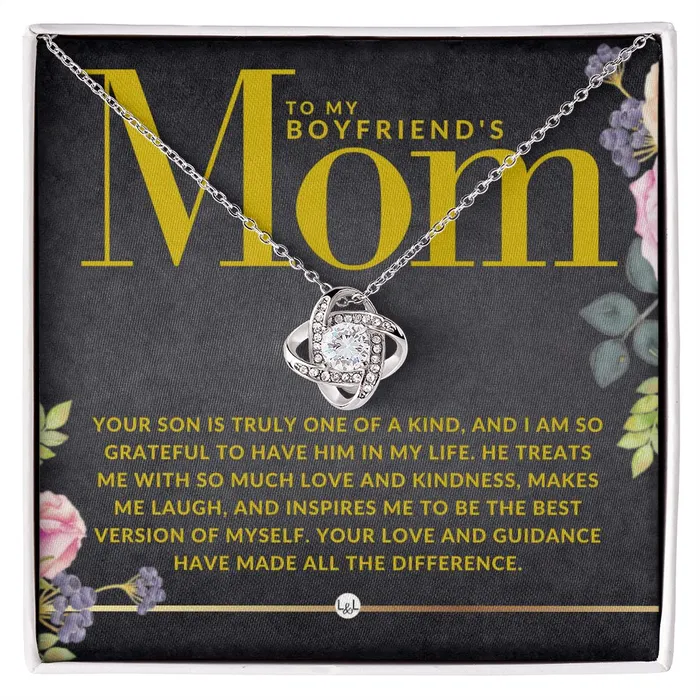 Necklaces To My Boyfriends Mom Necklace Great For Mothers Day Christmas Her Birthday Or As An Encouragement Gift ShineOn Fulfillment