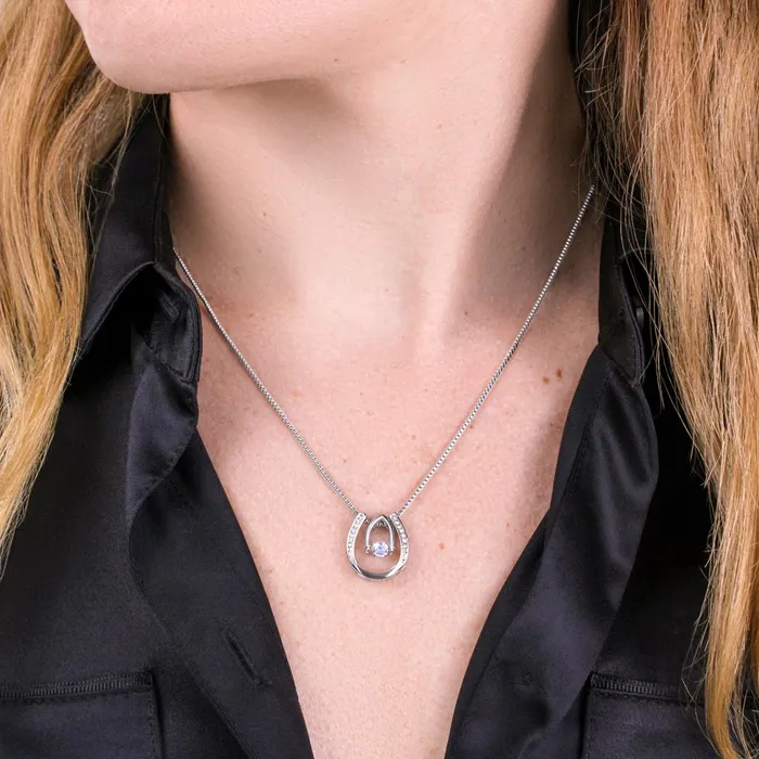 Necklaces To One Dinking Cool Mom Lucky Horseshoe Necklace For a Mom who Loves Pickleball ShineOn Fulfillment