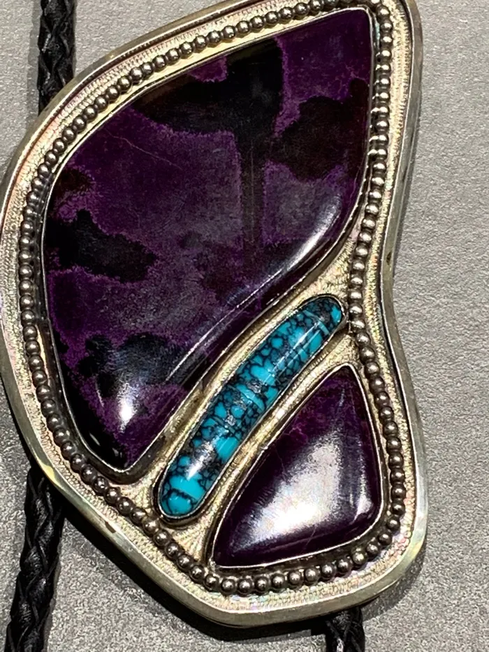 Rings Crown Jewels Coin James Kallas Sterling Silver Sugilite Turquoise Bolo