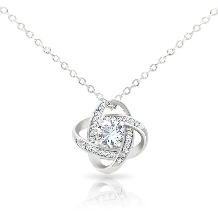 ShineOn Fulfillment Necklaces To My Wonderful Aunty Love Knot Pendant Necklace For Aunt The Perfect Gift