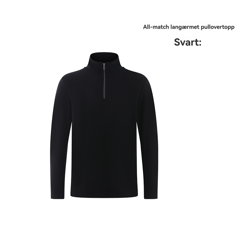 Herre Gensere |  Genser Slhdane Ls Knit Structure Half Zip