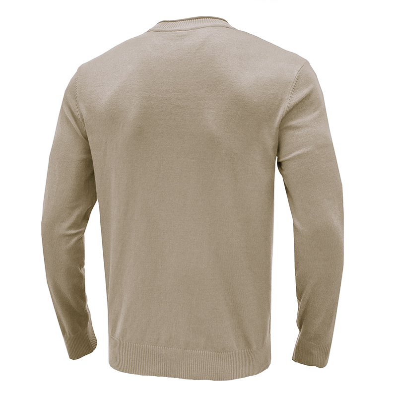 Herre Gensere |  Genser Slhtray Ls Knit Merino Crew Neck